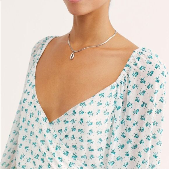 NWT Free People Sweetie Pie Blouse - Picture 5 of 5